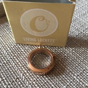 Rose gold medium locket